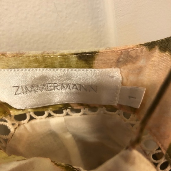 Zimmermann Admire Layered Playsuit Size 1 - Picture 4 of 6
